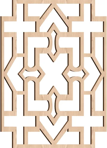 Miniatura 9 de Wise Paneles decorativos de madera con calado, extra pequeños, 7 3/8 pulgadas de ancho x 7 3/8 pulgadas de alto x 1/4 pulgadas de alto, roble rojo