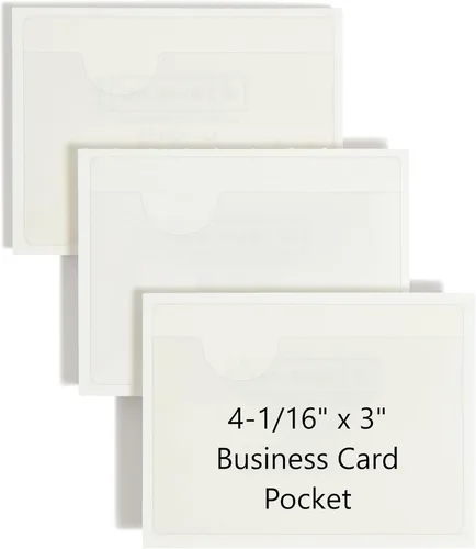 Miniatura 9 de Smead bolsillos autoadhesivos, 100 por caja, Transparente