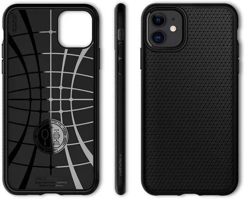 Miniatura 9 de Spigen Liquid Air - Funda diseñada para iPhone 11 (2019), color negro mate
