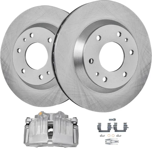 Miniatura 50 de Detroit Axle - Rotores de freno traseros para Volkswagen Beetle Jetta Golf SportWagen Audi A3 2010 2011 2012 2013 2014 2015 2016 2017 2018 2019