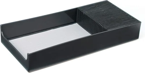 Miniatura 6 de KNIFEdock Organizador de cuchillos de bambú para cajones de cocina, bloque de cuchillos de 15 pulgadas con compuesto de corcho, ahorro de espacio