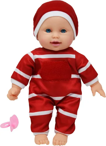 The New York Doll Collection Muñeca de Cuerpo Suave de 11 Pulgadas en Caja de Regalo - Ganadora de Premio y Juguete Muñeca Bebé de 11'' (Roja Rojo