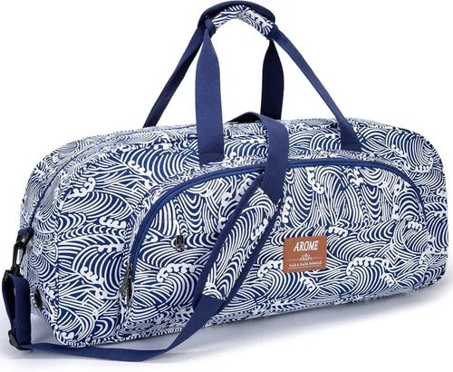 Miniatura 7 de AROME Bolsa para esterilla de yoga para mujeres y hombres, bolsa de yoga grande de lona para 1/4 pulgadas, 1/3 pulgadas, 2/5 pulgadas, 1/2 pulgadas