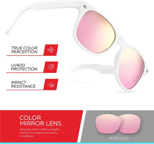 Miniatura 81 de Retro Rewind Lentes de sol para niños y niñas de 3 a 12 años, inastillables, UV400, lentes de sol para niños pequeños