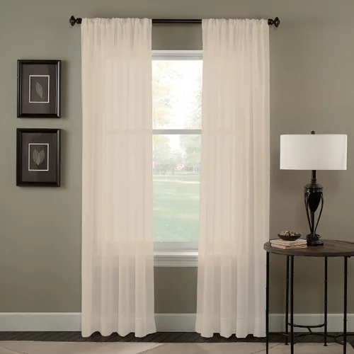 Curtainworks Trinity Crinkle, cortinas de gasa