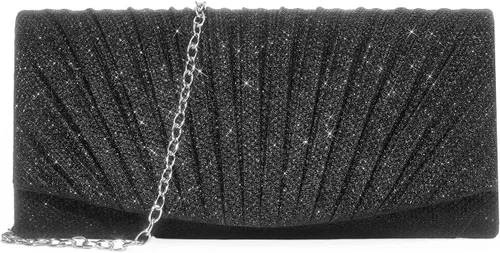 Miniatura 9 de Bolso de noche para mujer, bolso cruzado brillante para boda, fiesta formal, cóctel, baile de graduación
