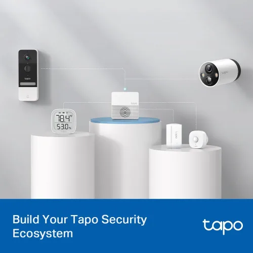 Miniatura 4 de TP-Link Tapo Smart Hub con timbre integrado, requiere Wi-Fi de 2.4 GHz, conecta hasta 64 dispositivos inteligentes + 4 cámaras, protocolo