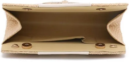 Miniatura 4 de EDPD bolso de embrague monedero de noche para mujer con cadena de hombro