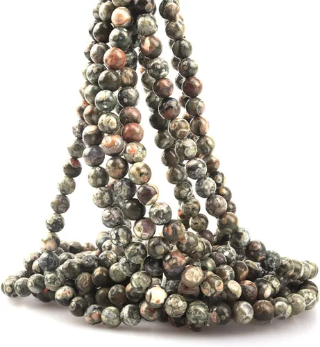 Miniatura 18 de Cuentas sueltas redondas de piedra natural de amatista de 8mm, cuentas para hacer joyas y manualidades DIY, 1 cordón de 15 pulgadas, aproximadamente