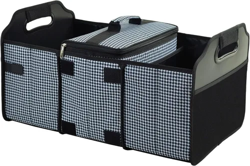 Picnic at Ascot Organizador de maletero plegable de 3 secciones, con enfriador extraíble, diseñado y aprobado de calidad en los Estados Unidos