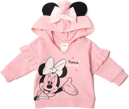 Miniatura 2 de Disney Classics Mickey Mouse Winnie the Pooh Baby Hoodie Bodysuit and Pants 3 Piece Outfit Set Newborn to Infant