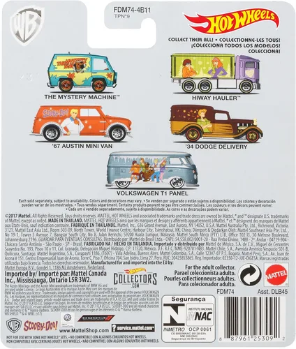 Miniatura 2 de Hot Wheels Vehículo de autobús de panel tipo 1 VW