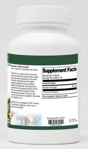Miniatura 2 de Sangre de Dragón - 450 mg (100 Cápsulas, ZIN: 521345)