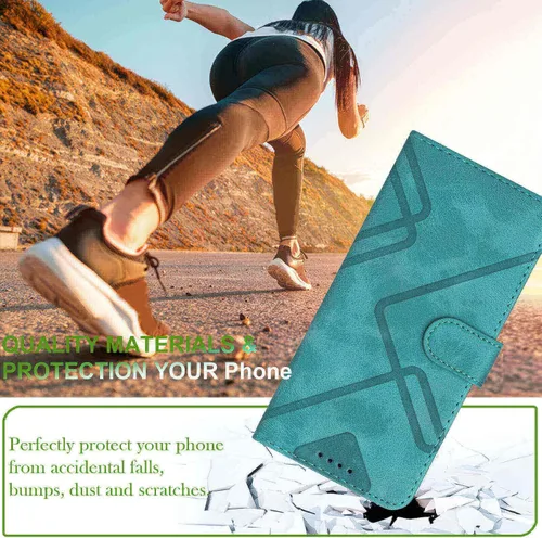 Miniatura 6 de Funda para teléfono Moto G Stylus 5G 2021, tarjetero de cuero, correa de muñeca, cierre magnético, a prueba de golpes, funda con tapa