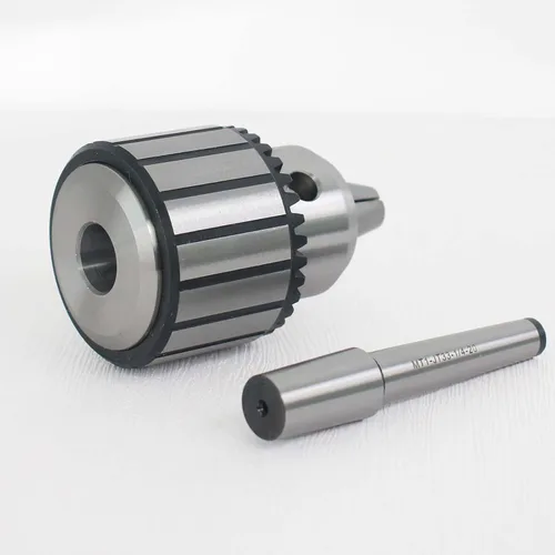 Miniatura 5 de Portabrocas de 1/32" a 1/2" con eje cónico Morse MT1-JT33, portabrocas resistente con llave de mandril