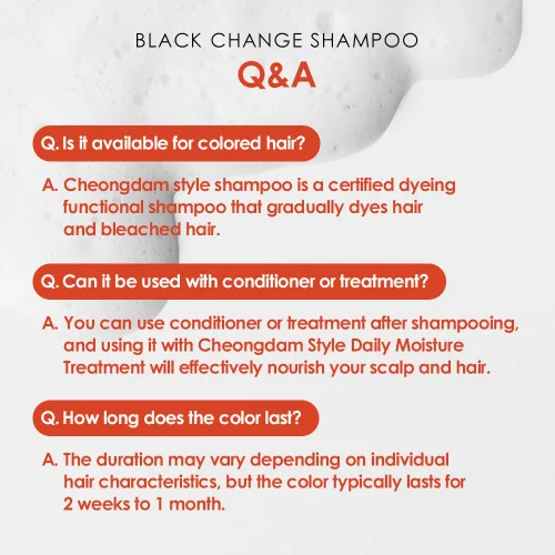 Miniatura 8 de CHEONGDAM STYLE BOSQUE CHAMPÚ CAMBIO NEGRO ULTRA MARRÓN