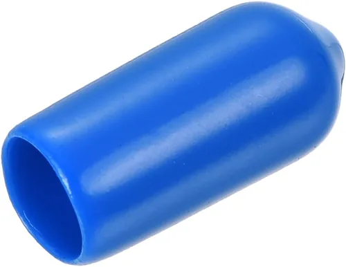 Miniatura 70 de uxcell 25 tapas de goma de 0.787 in de vinilo de identificación redonda tapa tapa de rosca de tornillo protectores negro