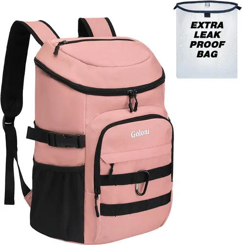 Miniatura 10 de Mochila térmica con aislamiento, a prueba de fugas, pequeña mochila térmica suave para hombres y mujeres, para campamentos, viajes, playa, Azul