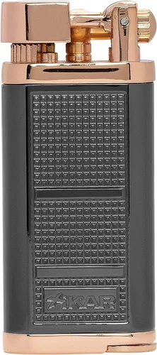 Miniatura 4 de XIKAR® Encendedor de llama suave Pipeline negro y rosa