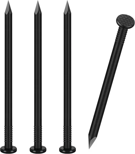 Miniatura 12 de VGBUY 360 piezas de clavos de hardware de acero inoxidable, clavos de cabeza plana de 1-1/2 pulgadas para colgar cuadros, clavos para colgar Plateado