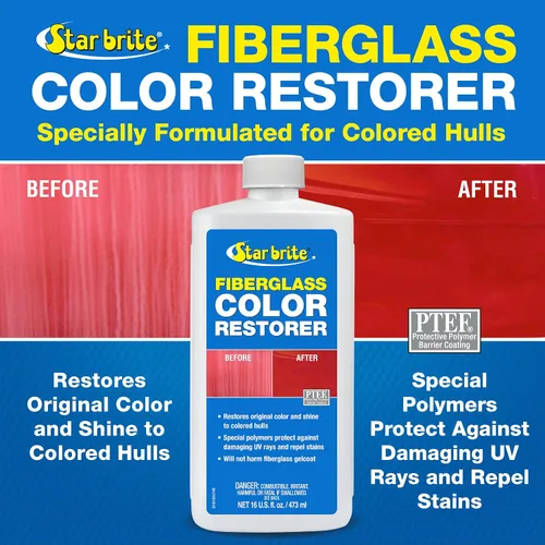 Miniatura 3 de STAR BRITE Restaurador de color de fibra de vidrio con PTEF - 16 onzas 081816PW