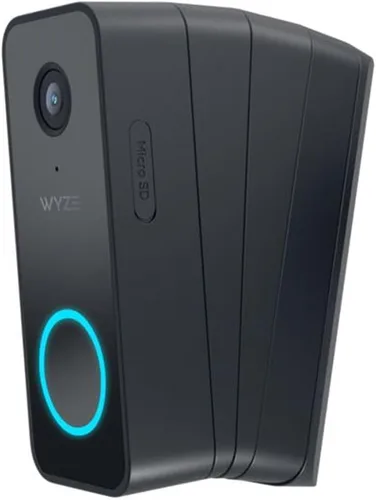 Miniatura 9 de Cámara de timbre v2 + Kit de cuña, timbre de video inteligente 2K con aviso de voz activado por movimiento, visión nocturna, audio bidireccional