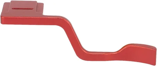 Haoge THB-XT4R Metal Hot Shoe Thumb Up Rest Hand Grip para Fujifilm Fuji X-T1 X-T2 X-T3 X-T4 XT1 XT2 XT3 XT4 Cámara Rojo