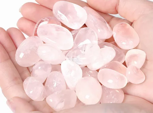 Miniatura 20 de QINJIEJIE Cristales de amatista (más de 1000 quilates), piedras pulidas a granel, cristal grande, decoración curativa de Reiki, 0.6-1 pulgada, 7.05