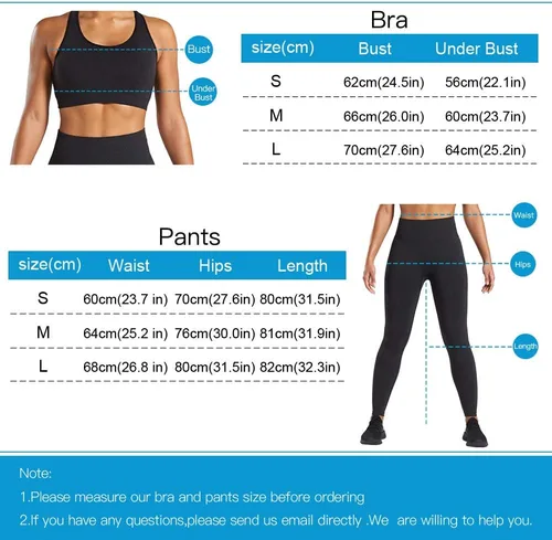 Miniatura 6 de WodoWei - Conjunto de 2 piezas de entrenamiento para mujer