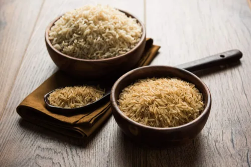 Miniatura 5 de Arroz basmati marrón, 3 libras – Grano entero, variedad de arroz de grano largo, fragante, kosher, vegano, a granel. Menos contenido de almidón.