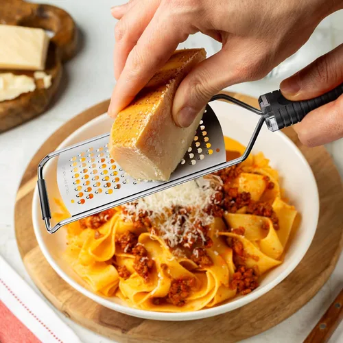 Miniatura 2 de Rallador de queso con mango antideslizante, ralladores gruesos para cocina, 12 pulgadas