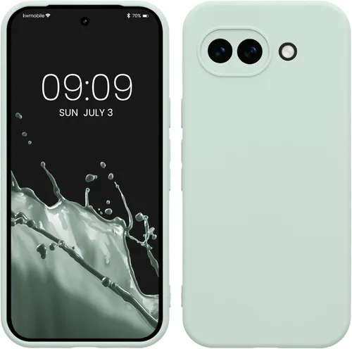 Miniatura 34 de kwmobile Funda compatible con Google Pixel 9 Pro - Funda protectora delgada de TPU para teléfono - Acabado mate suave - Negro mate