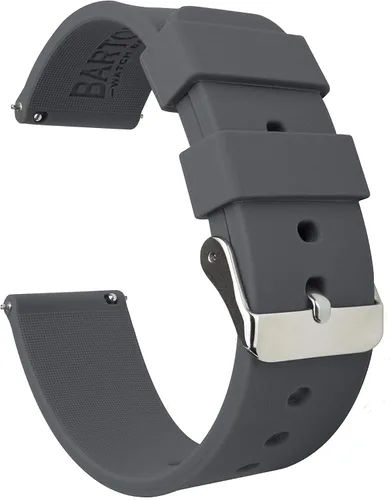 BARTON Watch Bands - Correas para reloj de silicona suave y de liberación rápida, disponibles en diferentes colores y anchos, 58, 4564, 2532, 5564 y
