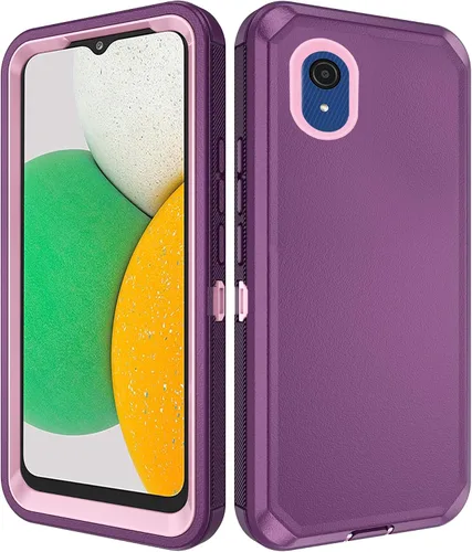 Asuwish Funda de teléfono para Samsung Galaxy A03 Core Cell Cover híbrida resistente a prueba de golpes, a prueba de caídas, cuerpo completo,