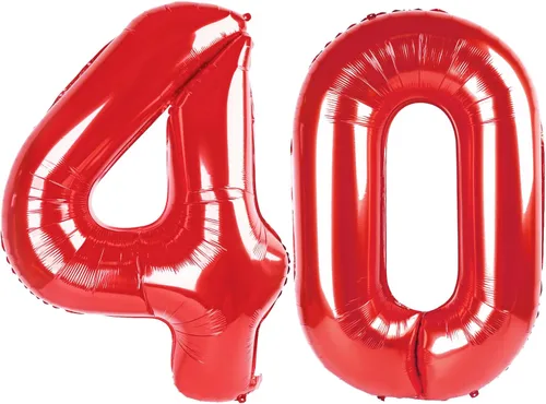 Miniatura 148 de Globos de números de 5 globos de 40 pulgadas, decoraciones de cumpleaños azules para niños y niñas, globos de números azul marino grandes