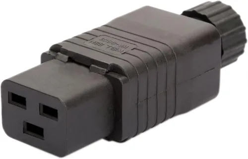 Miniatura 3 de Paquete de 2 conectores de alimentación rewirables hembra IEC 320 C19, 16A 250 V CA, enchufe de alimentación DIY sin soldadura, receptáculo IEC C19