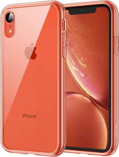 Miniatura 9 de JETech - Funda para iPhone XR de 15,5 cm, cubierta a prueba de golpes sin amarillamiento, parte trasera transparente antiarañazos (oro rosa)