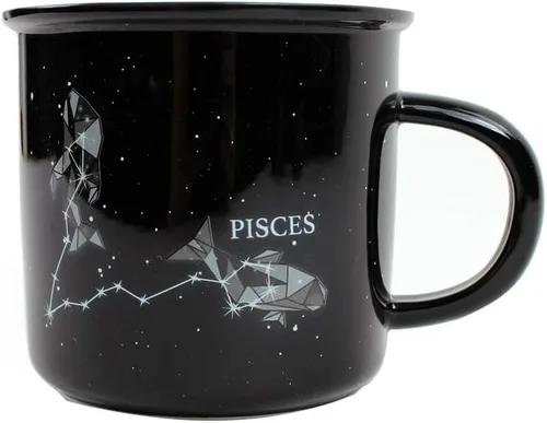 Miniatura 10 de Creature Cups Aquarius - Taza de cerámica - Taza de café de astrología de 13.5 onzas con rasgos del horóscopo en el interior Géminis