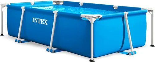 Intex alberca para bebé, con marco rectangular | 28270E (86 x 59 x 23 pulgadas)