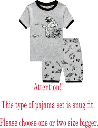 Miniatura 2 de Family Feeling Boys Summer Pajamas Sets Short Sets