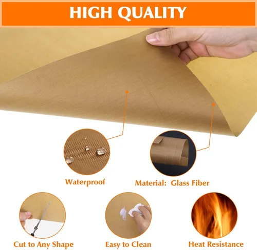 Miniatura 3 de Hoja de teflón para prensa de calor, paquete de 15 hojas de cubierta de transferencia de calor selizo resistentes al calor para Cricut Iron HTV