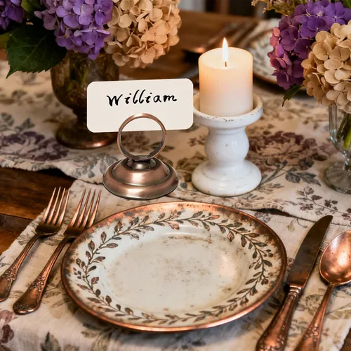 Miniatura 7 de Soporte para números de mesa, soportes para fotos, soporte para tarjetas de lugar, clip de anillo, soporte de menú para tarjetas de menú para boda