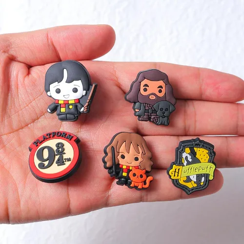 Miniatura 7 de YaqinZ25Pcs Cute Harry Cartoon Shoe Charms Decoration for Boys Girls Men Women. Trendy Designer Accessory for Clog Shoes Party Gifts