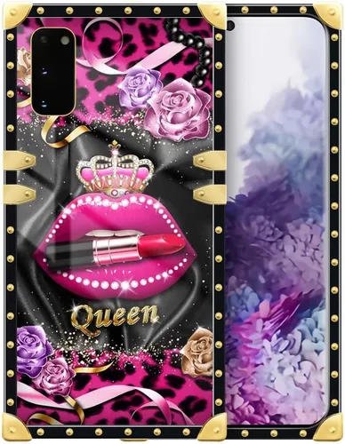 Miniatura 84 de Funda compatible con Samsung Galaxy Note 10 Plus, Lipstick Lips Note 10 Plus para niñas, TPU suave a prueba de golpes, protección rígida