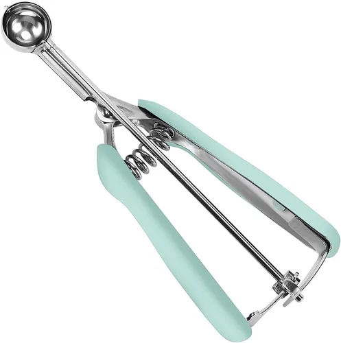 Miniatura 4 de HOMURE H Large Cookie Scoop 8 Tablespoon, 4 oz Ice Cream Scoop with Trigger, #8 Portion Scoop, Muffin Scoop, 18/8 Stainless Steel, Comfortable Grip