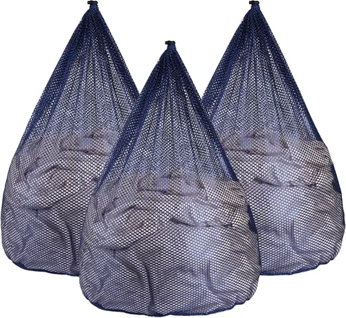 Miniatura 6 de Paquete de 5 bolsas de malla para lavandería con etiqueta de identificación, bolsas resistentes para ropa delicada, medias, ropa interior, viajes