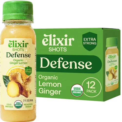 Miniatura 17 de Elixir Shots Energy Wellness Shot con ingredientes 100% orgánicos, matcha, naranja, menta, vinagre de sidra de manzana, prensado en frío, sin