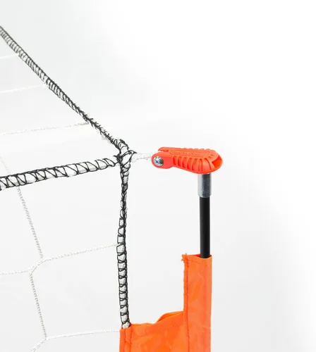 Miniatura 5 de Bownet Red de portería de fútbol portátil (3 x 5 pies) de configuración rápida, marco de acero duradero con recubrimiento de polvo, para interiores