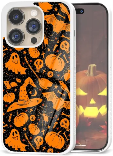Miniatura 18 de Lindas fundas de teléfono de Halloween para iPhone 11 12 13 14 15 16 17 Pro Max Plus Mini XR Xs para Samsung Note 10 20 S21 S22 S23 S24 S25 S26