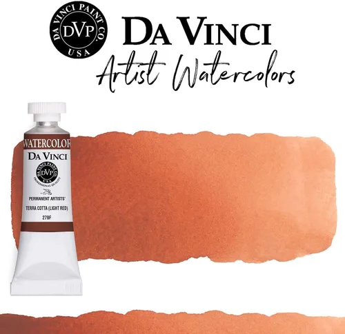 Miniatura 164 de DA VINCI PAINTS Pintura Acuarela Profesional para Artistas, Alizarin Crimson (Quinacridone), 37ml Índigo